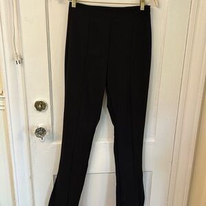 Zara high waisted flare black pants